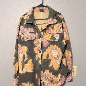 Free People Ruby NWOT floral shacket‎